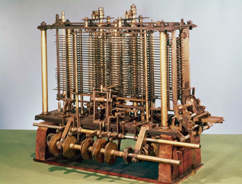 Operation punch cards for Analytical Engine